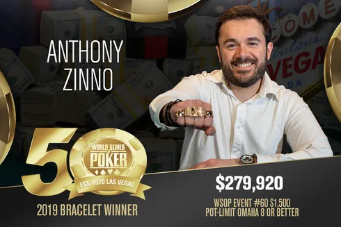 Anthony Zinno – Campeão Evento #60 – WSOP
