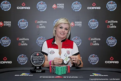 Kelly Manze – Campeã Ladies – BSOP Winter Millions
