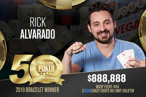 Rick Alvarado vence o Evento #64 da WSOP
