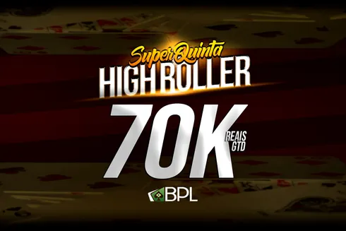 Brasil Poker Live realiza Super Quinta com R$ 70 mil garantidos