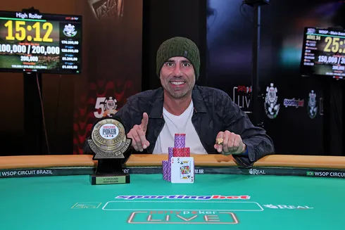 Marcelo Ruiz – Campeão High Roller – WSOP Brazil
