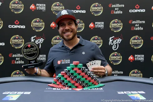 Jean Vicente campeão do Pot-Limit Omaha Hi-Lo do BSOP Millions
