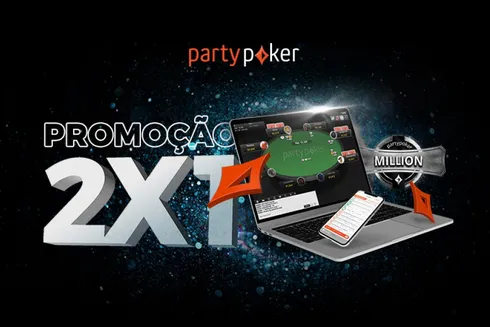 Pague 1, leve 2: partypoker MILLION dá tickets grátis a primeiros inscritos