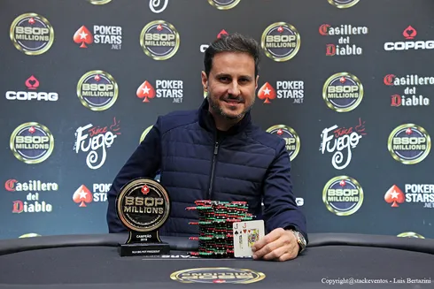 Mario Quintanilha campeão do Big Pot Freezeout do BSOP Millions
