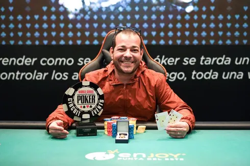 Guilherme Moura campeão do Evento #26 da WSOP Uruguai
