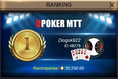 "Diogok922" é campeão do Pot-Limit Omaha 5-Cards 75k garantidos 
