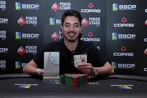 Edson Tsutsumi campeão do 1-Day High Roller do BSOP Brasília
