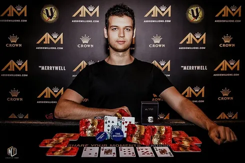 Michael Addamo campeão do A$ 50.000 Challenge do Aussie Millions
