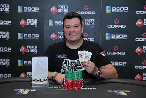 Lincon Freitas campeão do 6-handed Turbo Knockout do BSOP Brasília
