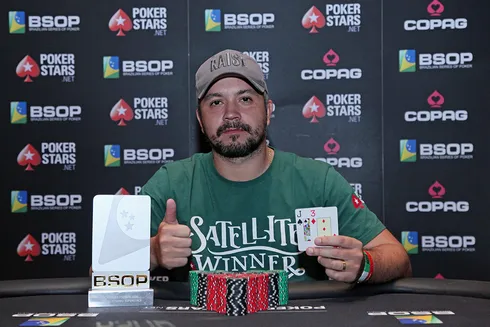 Bruno Cardozo campeão do Turbo SuperStack do BSOP Brasília
