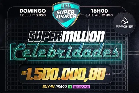 Super Million Celebridades – Liga SuperPoker
