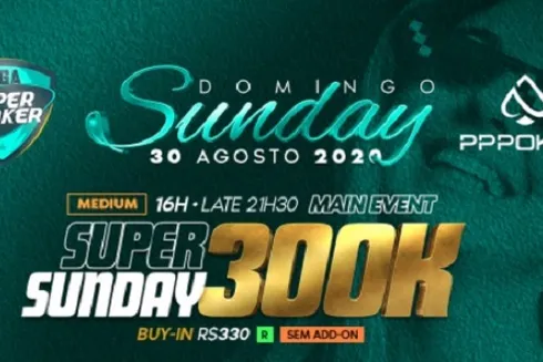 Satélites darão 100 vagas para o Super Sunday 300K da Liga SuperPoker
