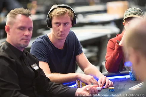 Jans Arends brincou que largaria o poker após levar um belo hero call
