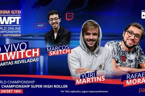 Decisão do SHR do WPT WOC terá transmissão do partypoker Brasil
