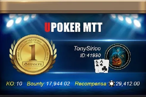 "TonySirico" terminou no topo do pódio do High Roller 150K
