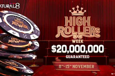 High Rollers Week é atração no Natural8 a partir de domingo (8)
