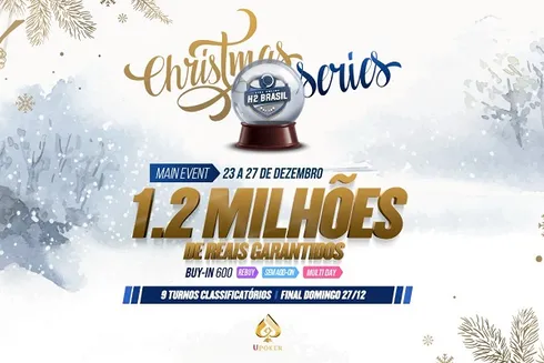 Christmas Series terá um Main Event milionário na Liga Online H2 Brasil
