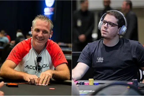 Damian Salas acertou um belo call contra Brunno Botteon na WSOP
