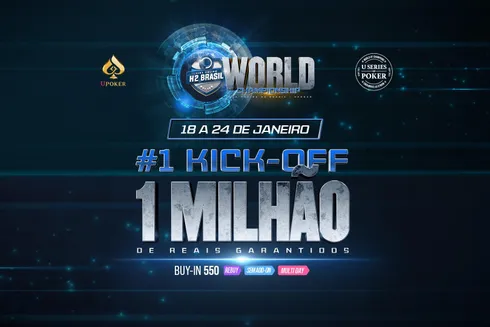 Torneio Kick Off do World Champions terá R$ 1 milhão garantido
