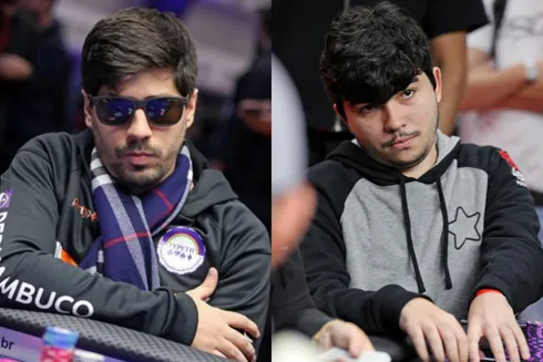 Douglas Lopes e Leonardo Mattos fizeram bonito no torneio
