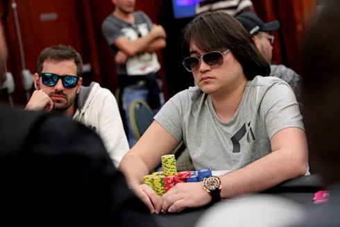 Dante Goya está entre os maiores stacks na mesa final
