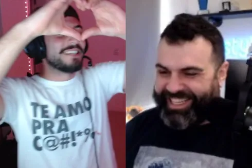 Olivio Gontijo e Jon Van Fleet criaram uma amizade inusitada na Twitch
