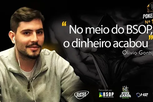 Olívio Gontijo passou por momentos difíceis no BSOP Millions de 2019
