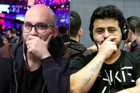 Diego Bittar e Otavio Braga fizeram heads-up do torneio
