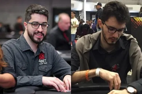 Eder Campana e Carlos Ribeiro fizeram heads-up no torneio
