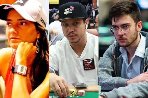 Amanda Fabiane, Felipe Mojave e Diego Falcone foram longe na WSOPC Series
