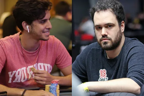 Hugo Levy e Bernardo Dias chegaram à decisão do Sunday Million
