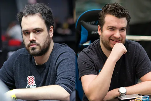 Bernardo Dias acertou um grande hero call contra Chris Moorman no HU da WSOP
