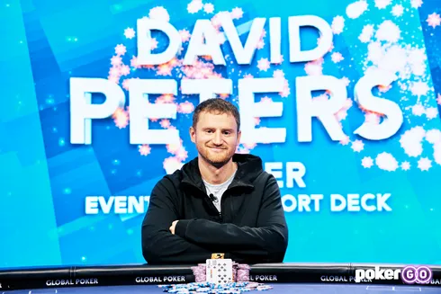 David Peters levou o segundo título do US Poker Open (foto: PokerGo)
