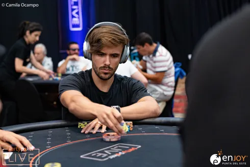 Yuri Martins está entre os maiores stacks da mesa final
