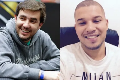 Renato Valentim e Diogo Ferreira representaram o Brasil no WCOOP 
