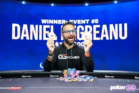 Daniel Negreanu bateu o field do Evento #5 do Poker Masters (Foto: PokerGO)
