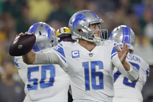 O apostador conseguiu um acordo com a BetMGM antes que o Detroit Lions estragasse tudo (Foto: Matt Ludtke/AP)
