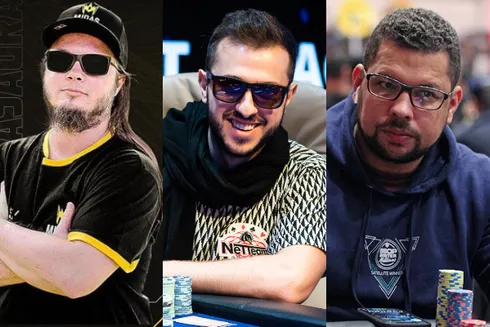 Trio de profissionais representou bem o Brasil no PokerStars
