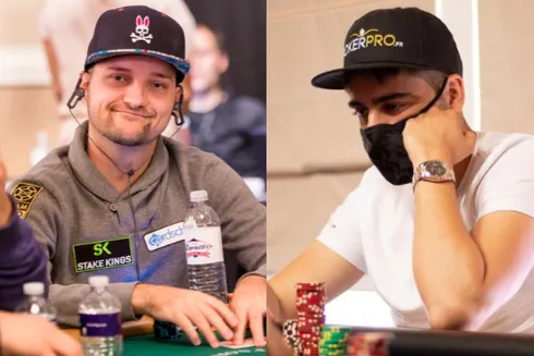 Ryan Laplante e Johan Guilbert se envolveram em uma mão interessante na WSOP
