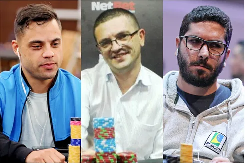 Thiago Napoleão, Claudemir Jorge e Luiz Cunha foram alguns dos que aproveitaram o satélite do BSOP Millions
