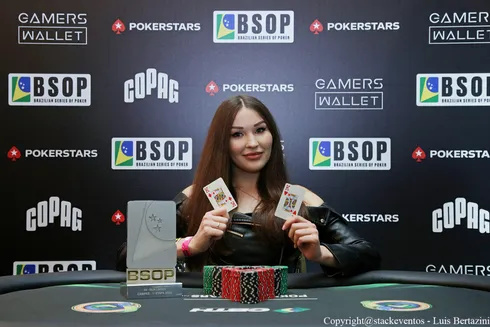 Darya Krashennikova – Campeã do Ladies Event BSOP São Paulo
