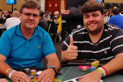 Jeferson Zaminhan e Vinicius Miranda disputaram um potão no Main Event do BSOP São Paulo
