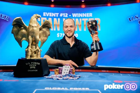 Sean Winter somou mais pontos que seus adversários no US Poker Open (Foto: PokerGO)
