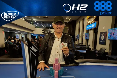 Enio Silverio é campeão do Capital Poker Fest do H2 Club São Paulo