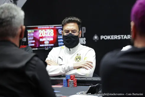 Lucas Rocha tem o maior stack entre os brasileiros
