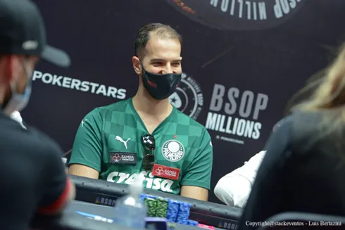 Murilo Milhomem assumiu a liderança no ranking de Omaha do BSOP
