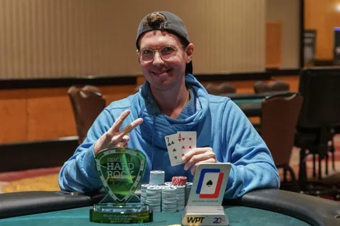 Andrew Lichtenberger conquistou um título valioso na Flórida (Foto: Seminole Hard Rock)
