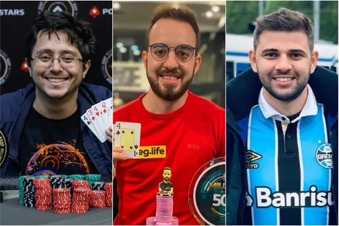 João Paulo Arantes, Daniel Oliveira e Pedro Bagatini foram alguns premiados no satélite do BSOP Rio de Janeiro
