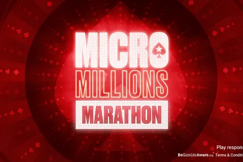 MicroMillions Marathon promove fields gigantes no PokerStars
