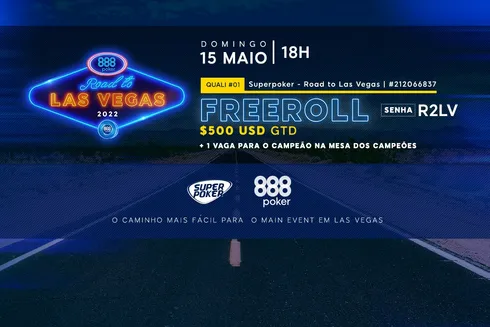 Freeroll do Road to Vegas é oportunidade imperdível
